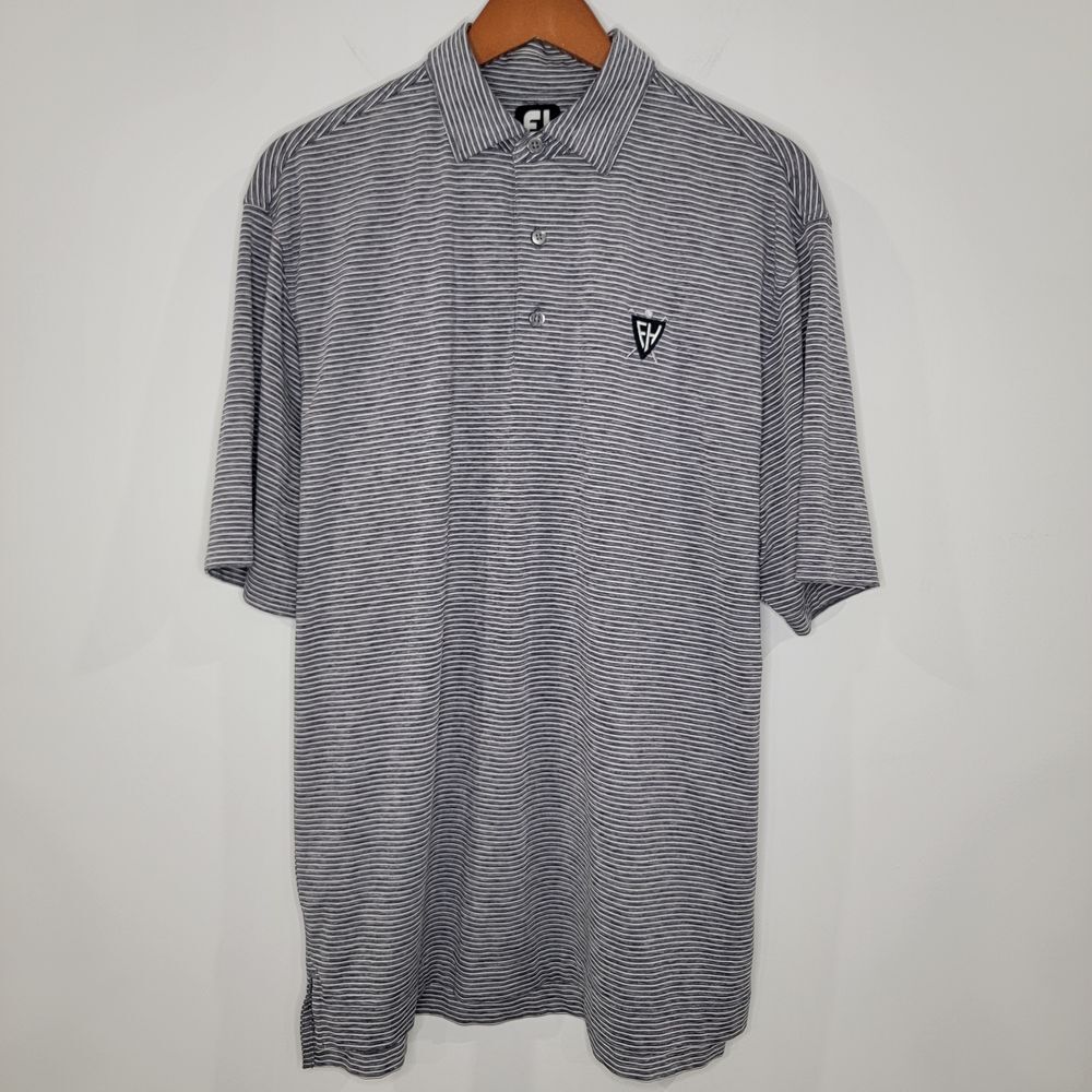 FootJoy Performance Golf Polo Men's Size‎ L Large Striped